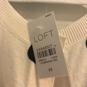 Navy Polka Dot Cardigan